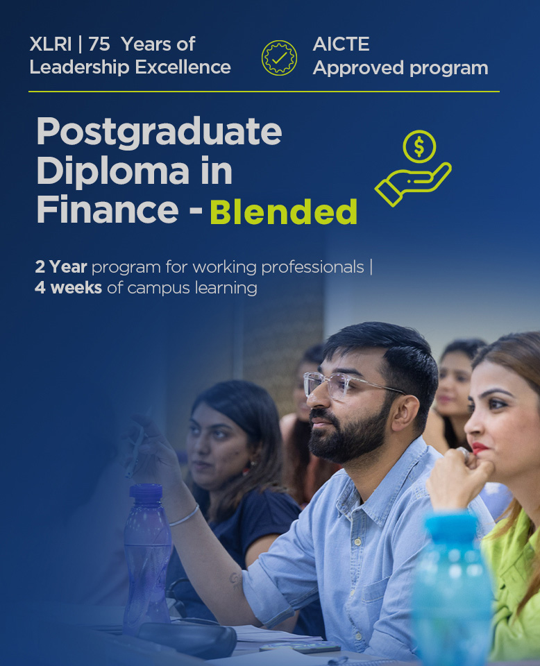 Postgraduate Diploma in Management (Finance) – Blended Postgraduate Diploma in Management (Finance) - Blended